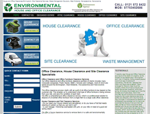 Tablet Screenshot of environmental-house-and-office-clearance.co.uk